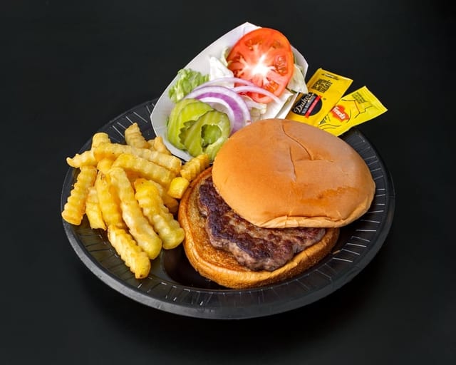 Burger Plate.