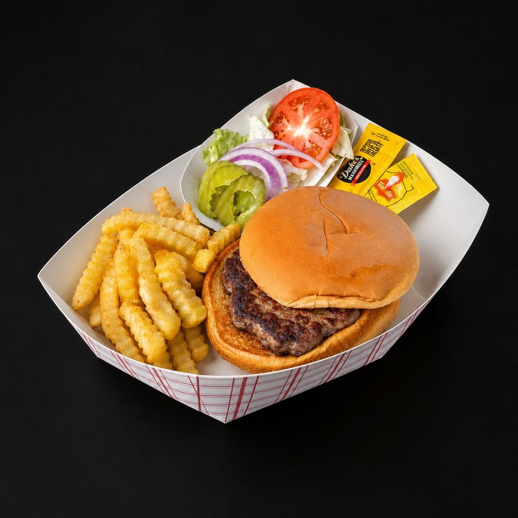 Burger Plate.