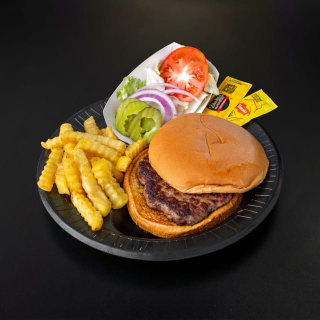 Burger Plate.
